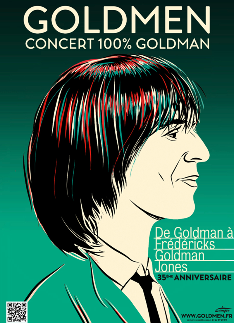 Affiche Concert Goldmen